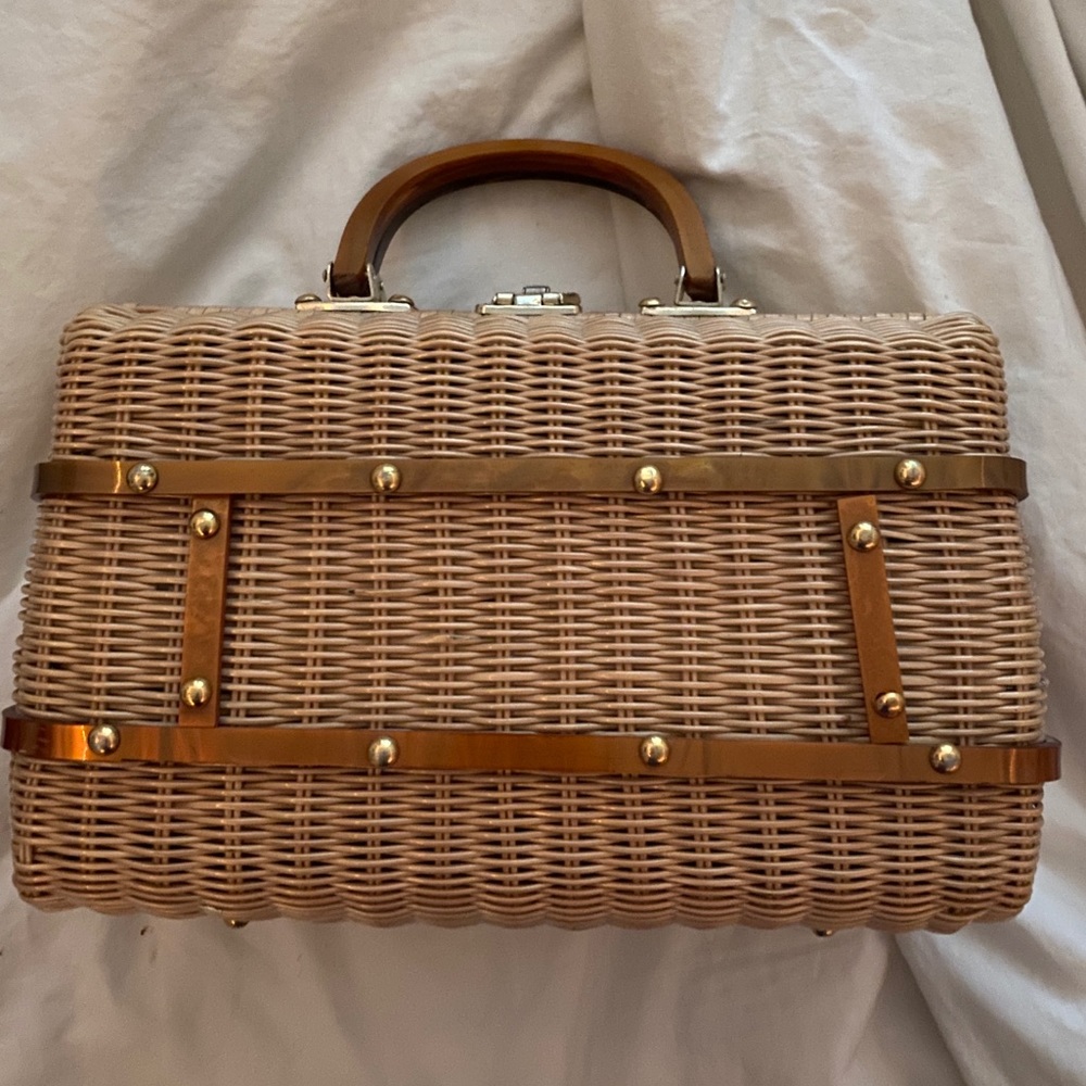 Vintage Wicker Purse
